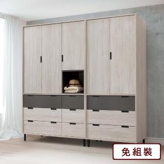 【AS 雅司設計】伯格7*7尺組合衣櫥-200*58*200cm