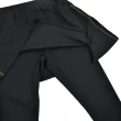 【YUANDONGLI 元動力】-O 輕塑造型織帶假兩件瑜珈褲裙(黑色；S-L；4232252409)