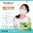 【藍鷹牌】N95立體型6-10歲兒童醫用口罩 藍天藍、白雲白 50片x1盒(共50片)