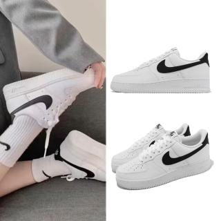 【NIKE 耐吉】休閒鞋 Air Force 1 07 男鞋 女鞋 白 黑勾 AF1 經典 皮革 小白鞋(CT2302-100)