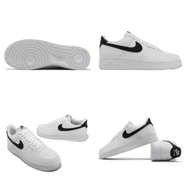 【NIKE 耐吉】休閒鞋 Air Force 1 07 男鞋 女鞋 白 黑勾 AF1 經典 皮革 小白鞋(CT2302-100)