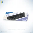 【KTNET】S12 104鍵 鵰光鍵影 鍵盤USB 黑(標準104鍵/即插即用/導水孔設計/標準鍵盤/可調角度)