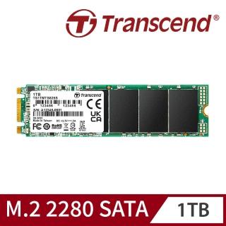 【Transcend 創見】MTS825S 1TB M.2 2280 SATA III SSD固態硬碟(TS1TMTS825S 新舊包裝隨機出貨)