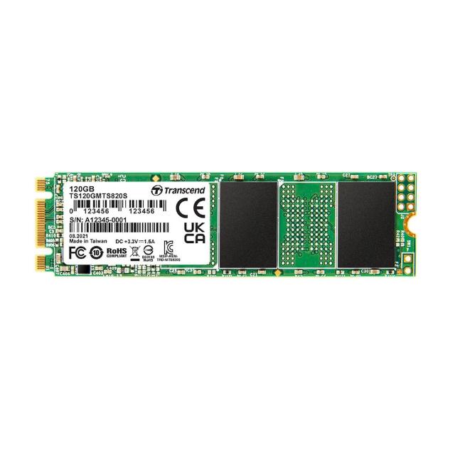 【Transcend 創見】MTS820S 120GB M.2 2280 SATA Ⅲ SSD固態硬碟(TS120GMTS820S 新舊包裝隨機出貨)