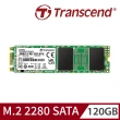 【Transcend 創見】MTS820S 120GB M.2 2280 SATA Ⅲ SSD固態硬碟(TS120GMTS820S)