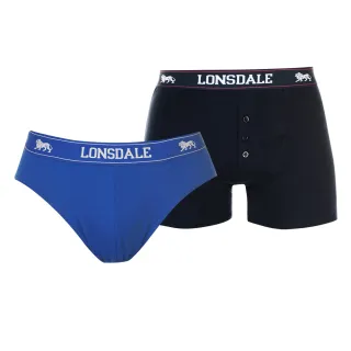 【LONSDALE 英國小獅】超值4入-英式極簡高彈性三角/四角褲 LT421069 / LT422011 / LT422013(任選2組-共4入)