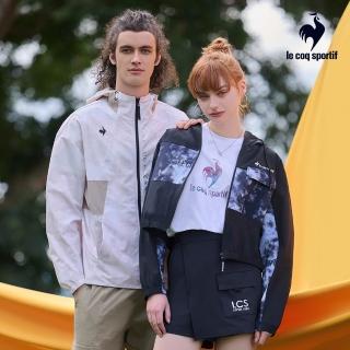 【LE COQ SPORTIF 公雞】防潑水休閒潮流防風外套 男女-2色-LWR61261 LWR62261