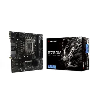【BIOSTAR 映泰】B760MX-E D4 主機板(LGA1700)
