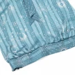 【ILEY 伊蕾】星辰宇宙雪紡印花領結造型上衣(藍色；M-XL；1232081403)