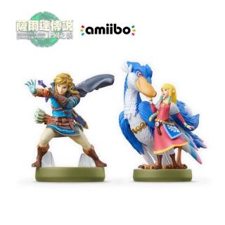 【Nintendo 任天堂】Switch amiibo 公仔 林克+薩爾達&洛夫特飛鳥(薩爾達傳說 王國之淚)