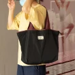 【E.City】2入-牛津布束口買菜包環保購物袋(購物 收納)