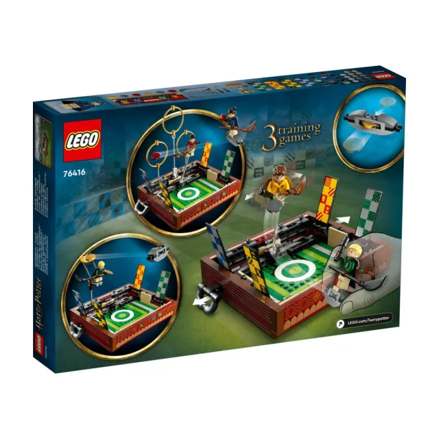 【LEGO 樂高】哈利波特系列 76416 Quidditch Trunk(魁地奇 行李箱 魔法)