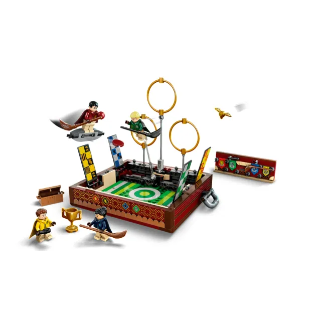 【LEGO 樂高】哈利波特系列 76416 Quidditch Trunk(魁地奇 行李箱 魔法)