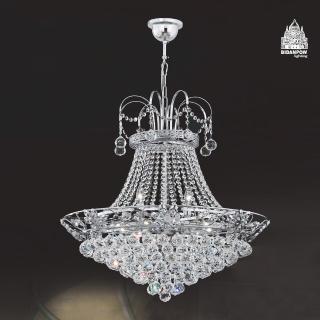 【必登堡】卡蒂絲水晶吊燈 B570921(客廳燈/大廳燈/餐吊燈/法式/美式/奢華風/水晶珠/現代)