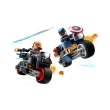 【LEGO 樂高】Marvel超級英雄系列 76260 Black Widow & Captain America Motorcycles(黑寡婦 美國隊長)