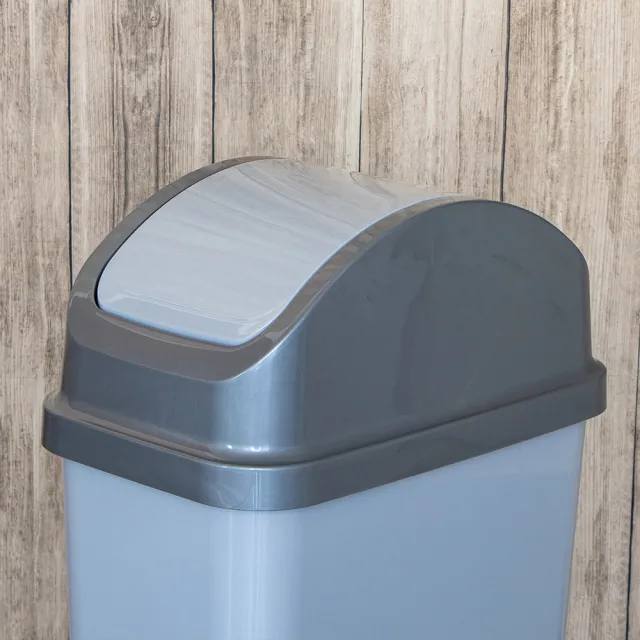 【KEYWAY 聯府】搖蓋垃圾桶45L（2入）附蓋垃圾桶C345