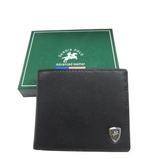 【SNOW.bagshop】母親節禮物 短夾男仕夾100%進口牛皮革標準尺寸固定型證件夾(內零錢袋附禮盒)