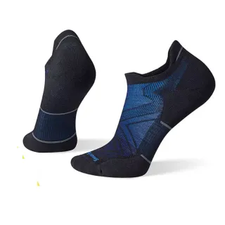 【SmartWool】美麗諾羊毛 機能跑步局部輕量減震踝襪(SW001659-001 黑色_2雙入)