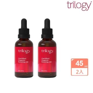 【紐西蘭trilogy】有機玫瑰果油45ml純粹版(x2) 平行輸入