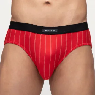 【Mr. DADADO】機能系列 M-3L貼身三角男內褲 超細莫代爾木漿纖維-GH2856RS(紅)