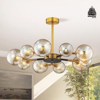 【必登堡】金鑽綻放吊燈 B560571(客廳燈/餐吊燈/邊幾燈/吧檯/中島/低奢/法式)
