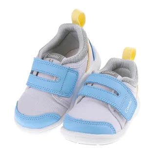 【布布童鞋】Combi灰藍乖寶寶NICEWALK成長機能學步鞋(S3F1BLJ)
