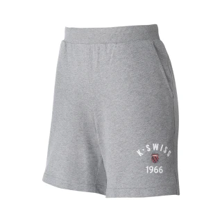 【K-SWISS】棉質短褲 Sweat Shorts-女-灰(198059-034)