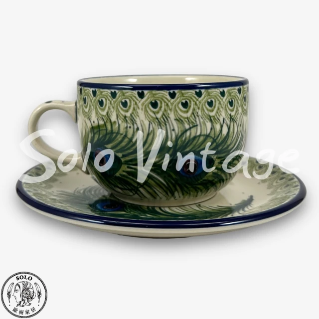 SOLO 波蘭陶 Vena 波蘭陶 220ML 咖啡杯盤組 