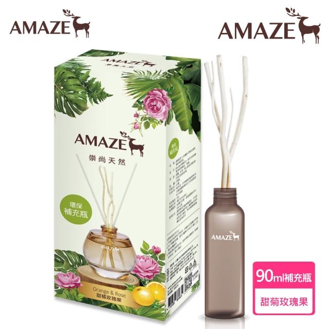 【Amaze  森林擴香】大地擴香 -甜橘玫瑰果(環保補充瓶 90ml)