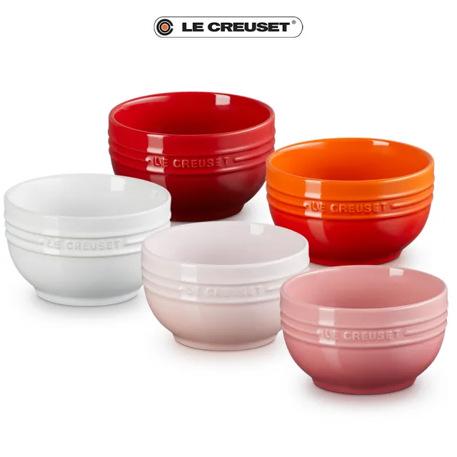 【Le Creuset】瓷器輕虹霓彩系列湯碗500ml(9色選1)