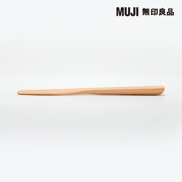 【MUJI 無印良品】山毛櫸木製奶油刀/約長16.5cm