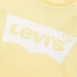 【LEVIS 官方旗艦】女款 重磅短袖T恤 / 修身版型 / 經典Logo / 210GSM厚棉 鵝黃 熱賣單品 A2806-0002