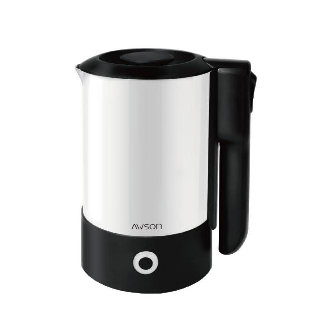 【日本AWSON歐森】摺疊把手不銹鋼快煮壺/電茶壺/SK-60(雙電壓/旅行)