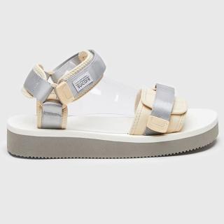 【SUICOKE】CEL-PO OG-064PO 米灰白色 兩線 厚底 魔鬼氈 基本款 涼鞋 SK23064POGW