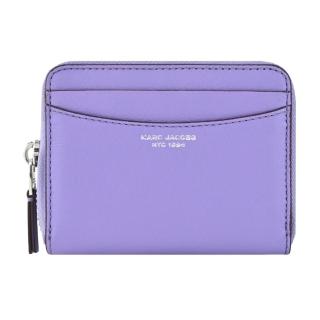 【MARC JACOBS 馬克賈伯】THE SLIM 84羊皮拉鍊卡片零錢包(紫)