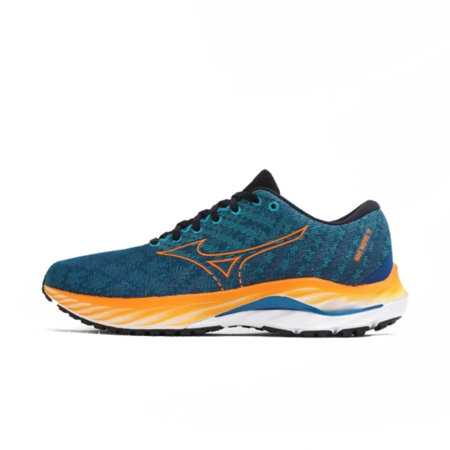 MIZUNO 美津濃 Wave Inspire 19 男 慢跑鞋 運動 路跑 輕量 支撐 避震 綠(J1GC234407)