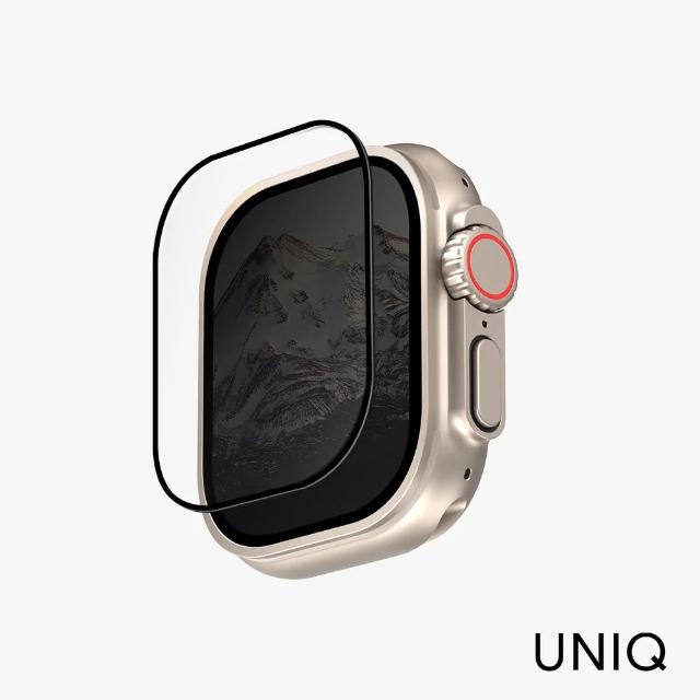 【UNIQ】Apple Watch Ultra 49mm OPTIX Vivid 滿版螢幕保護貼-透明(手錶保護貼)