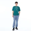 【JEEP】經典北極熊印花厚磅短袖T恤-男女適穿(綠色)