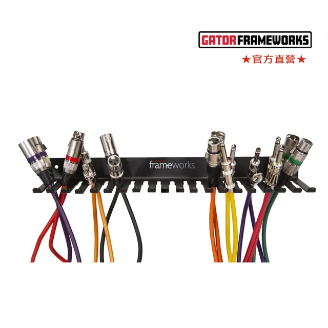 【Gator Frameworks】Cable Hanger-19槽導線壁掛架(將雜亂導線排排站牆邊)