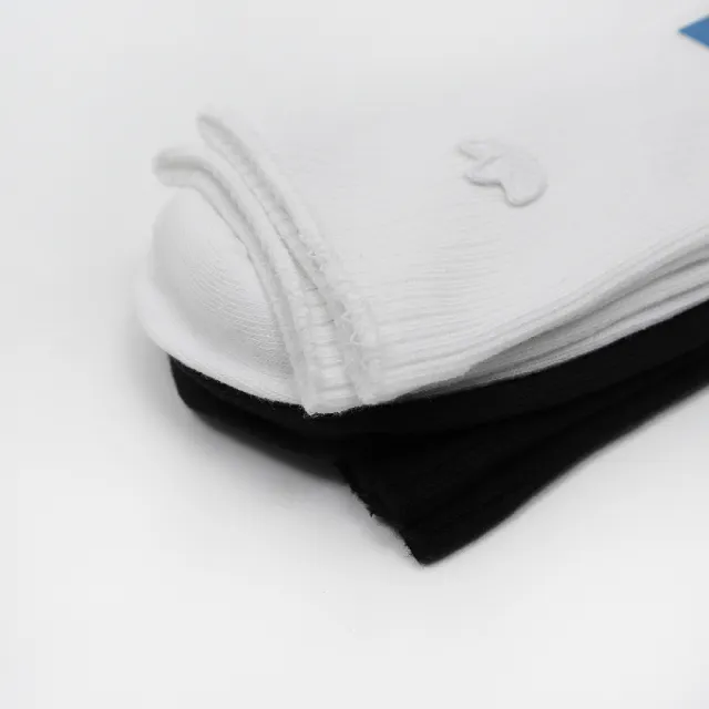 【adidas 愛迪達】襪子 Original  白 黑 長襪 中筒襪  刺繡 白襪 愛迪達(IC8699)