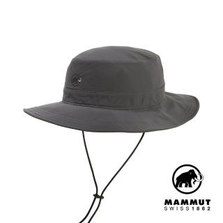 【Mammut 長毛象官方直營】Runbold Hat 休閒輕量透氣漁夫帽 幻影黑 #1191-04613