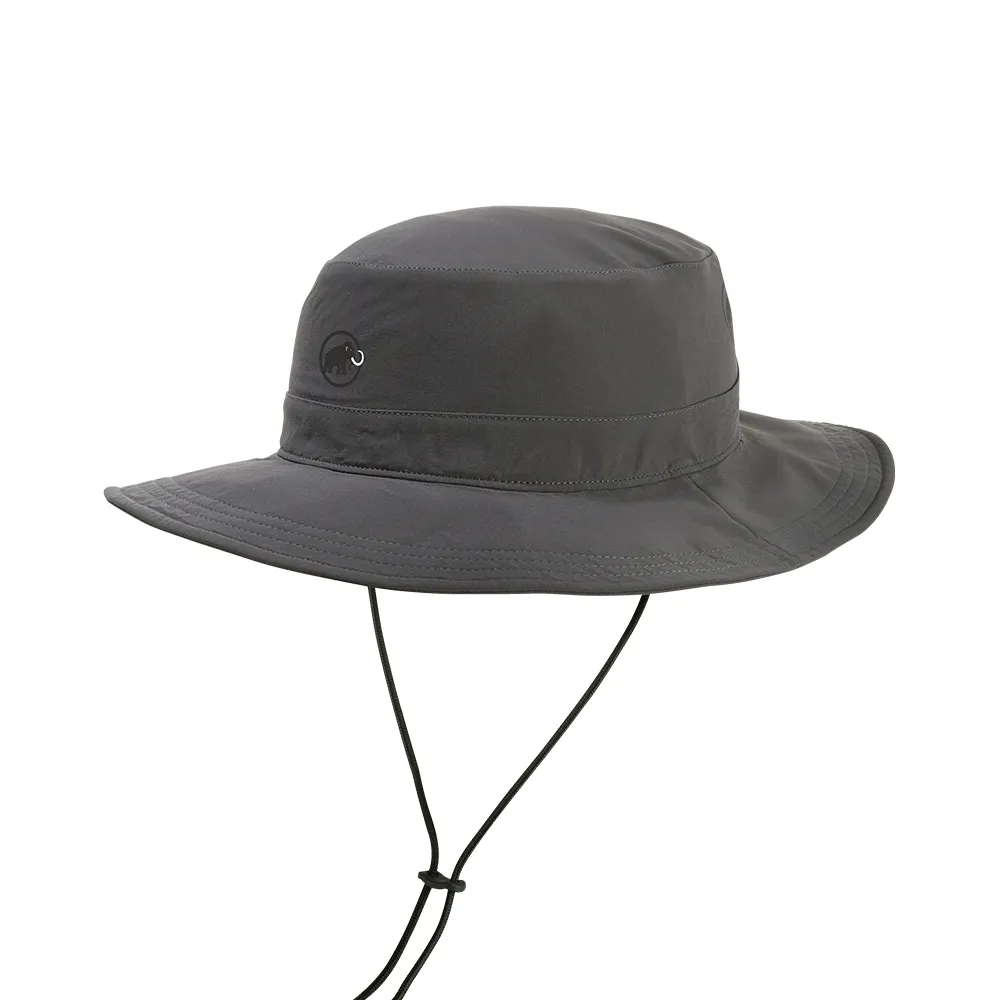 【Mammut 長毛象】Runbold Hat 休閒輕量透氣漁夫帽 幻影黑 #1191-04613