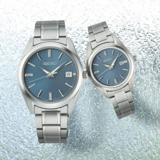 【SEIKO 精工】CS系列簡約冰湖藍面不鏽鋼腕錶40.2mm(SUR525P1/6N52-00A0U)