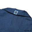 【KAI KAI】拼色雙口袋牛仔外套(男款/女款 牛仔拼接口袋 休閒寬鬆丹寧外套)