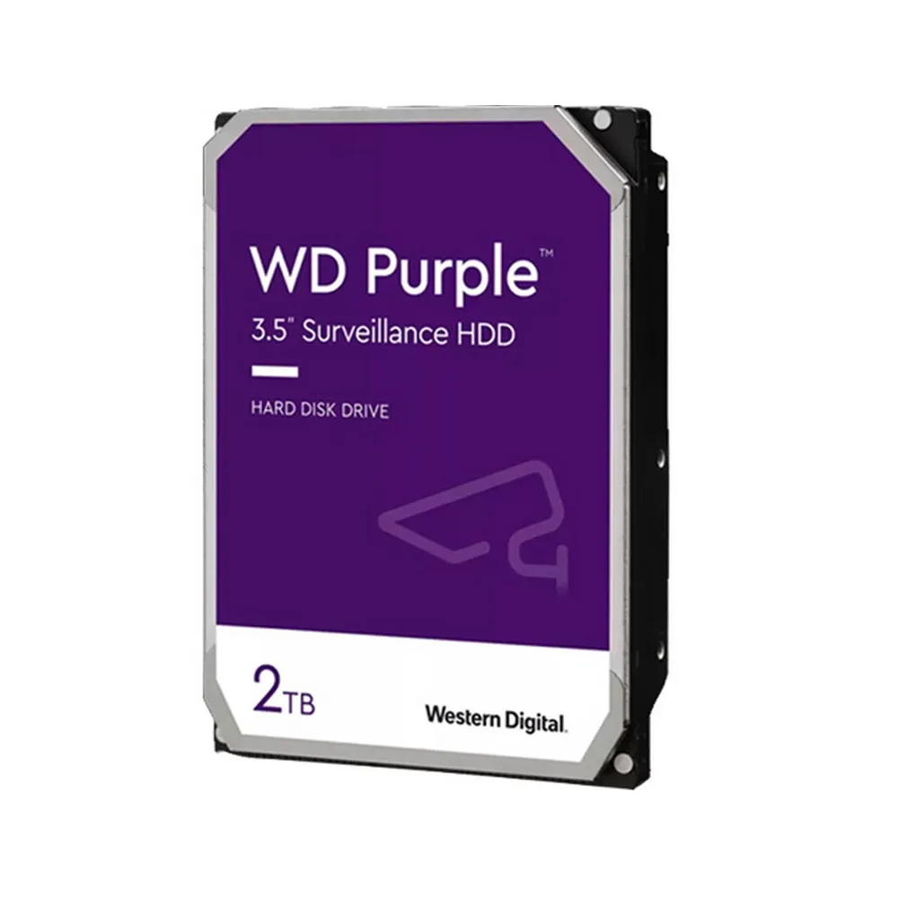 【WD 威騰】紫標 2TB 3.5吋 5040轉 256MB 監控型內接硬碟(WD23PURZ)