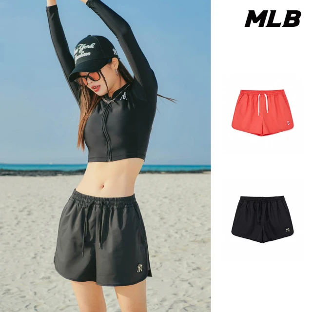 MLB 女版休閒短褲 紅襪/洋基隊(3FSMB0533-兩色任選)