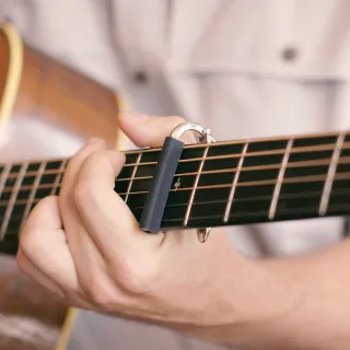 【SHUBB】C1 Standard 標準銀色亮面滾輪式移調夾 吉他CAPO(原廠公司貨 商品保固有保障)