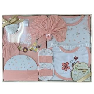 【樂樂童鞋】美國Elegant kids八件組彌月禮盒-粉色(彌月禮盒 八件組彌月禮盒)