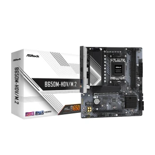 【ASRock 華擎】B650M-HDV/M.2 AMD AM5 M-ATX 主機板