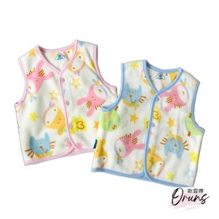 【Oluna 歐露娜】舒適寶貝小絨毛背心(寶寶背心 幼童背心 男童小背心 女童小背心)